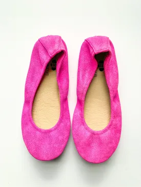 Pink Neon Suede Glam